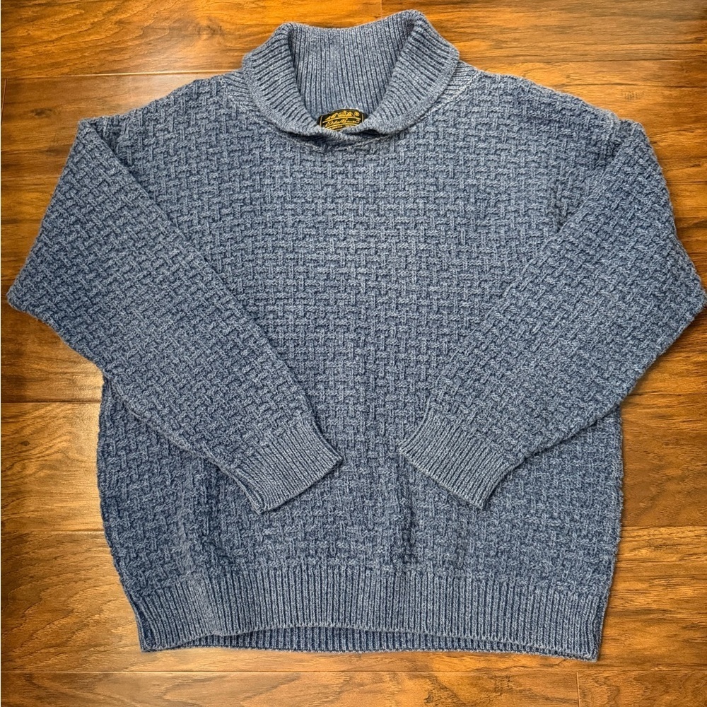 Eddie Bauer Vintage Cowl Neck Knit Sweater Size S